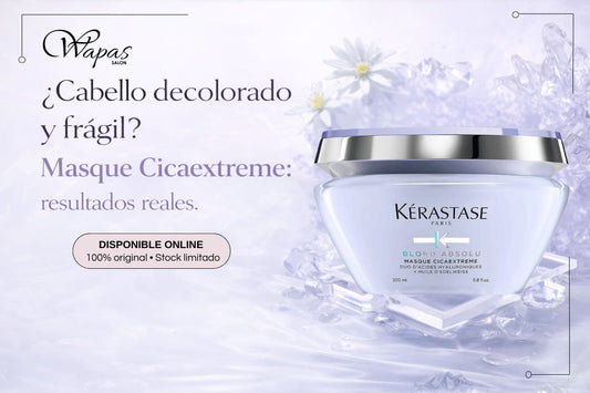 ¿Cabello decolorado y frágil? Masque Cicaextreme: resultados reales