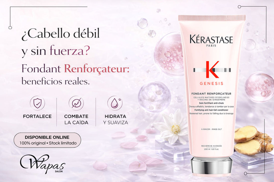 ¿Cabello débil y sin fuerza? Fondant Renforçateur: beneficios reales