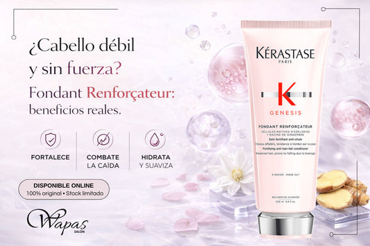 ¿Cabello débil y sin fuerza? Fondant Renforçateur: beneficios reales
