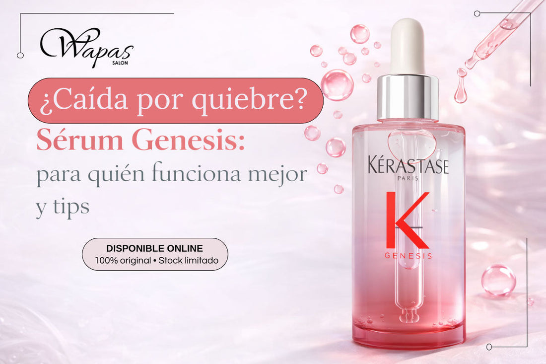 ¿Caída por quiebre? Sérum Genesis: para quién funciona mejor y tips