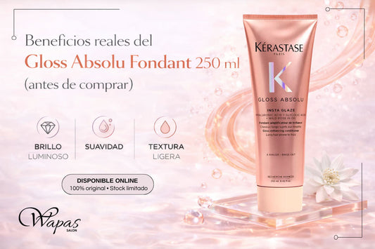 Beneficios reales del Gloss Absolu Fondant 250 ml (antes de comprar)