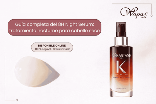 Guía completa del 8H Night Serum: tratamiento nocturno para cabello seco