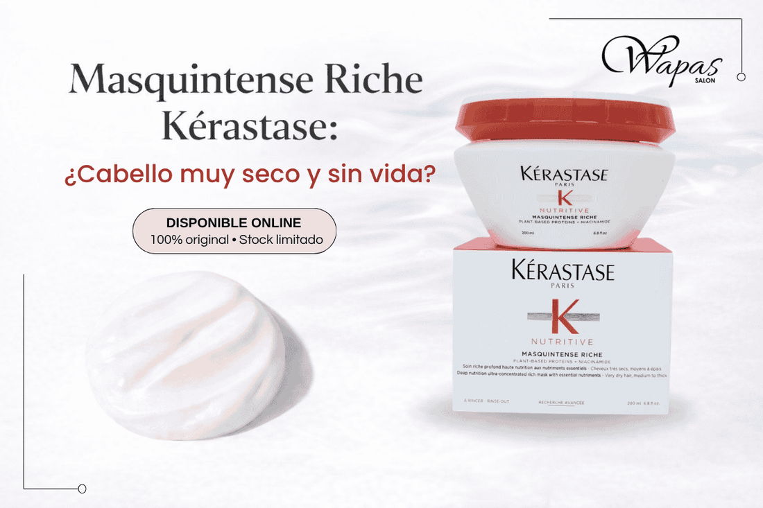 ¿Cabello muy seco y sin vida? Masquintense Riche puede transformarlo