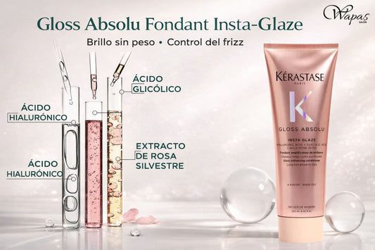 Acondicionador Gloss Absolu: brillo sin peso y control del frizz