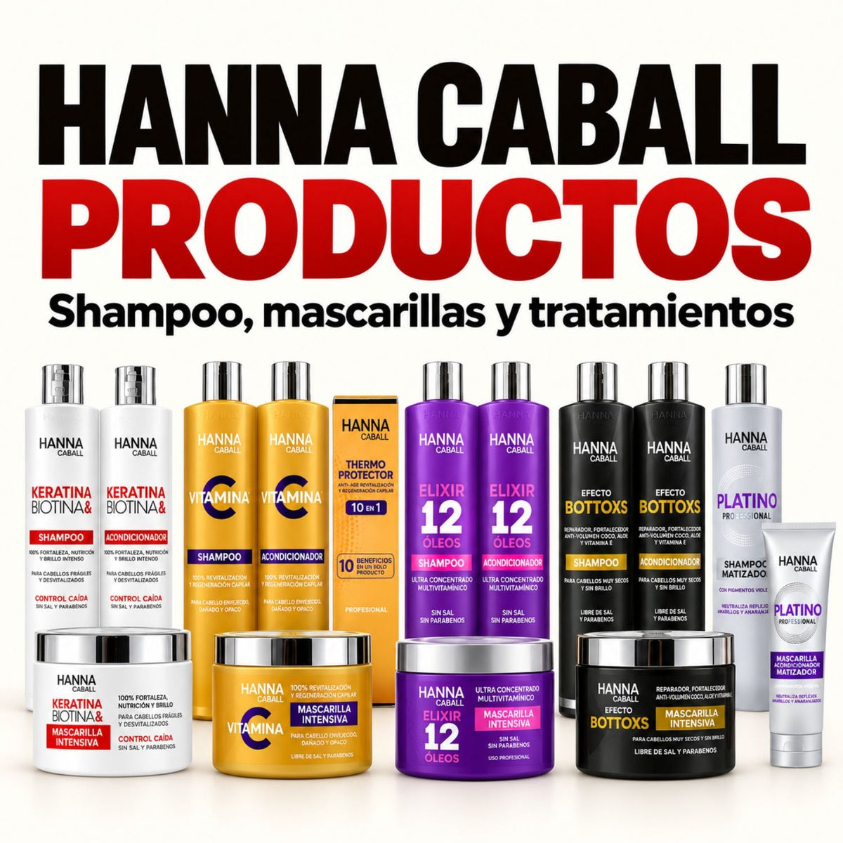 Hanna Caball – Productos para el cuidado del cabello