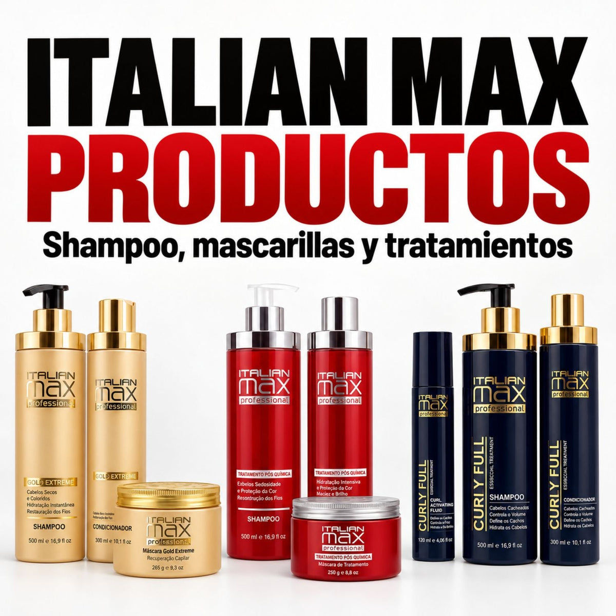 Italian Max – Shampoos, Mascarillas y Tratamientos