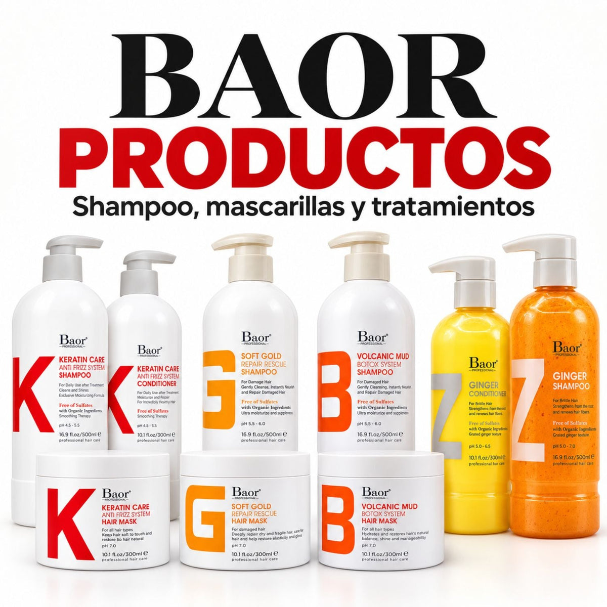 BAOR – Shampoos, Acondicionadores y Mascarillas