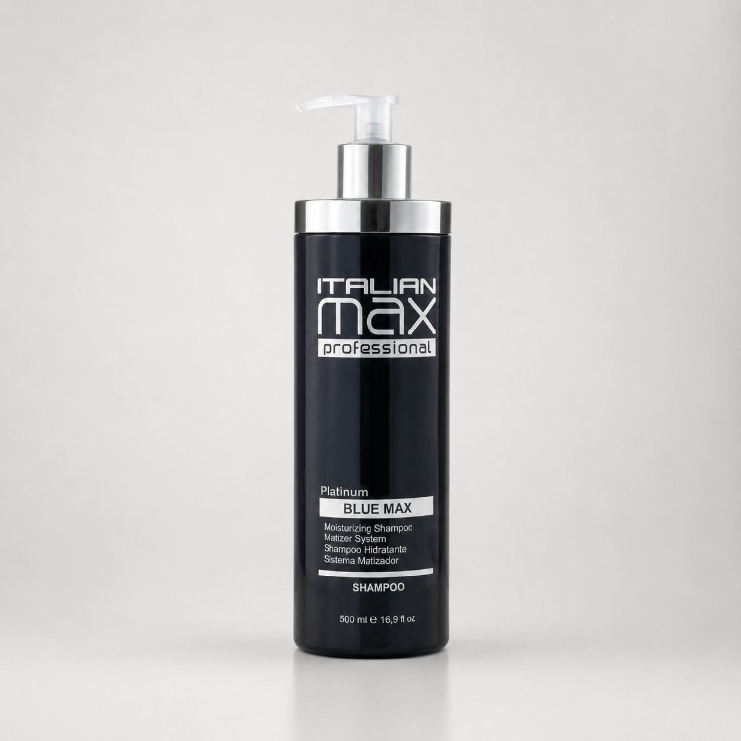 Italian Max Blue Max Shampoo Matizador 500 ml para cabello rubio