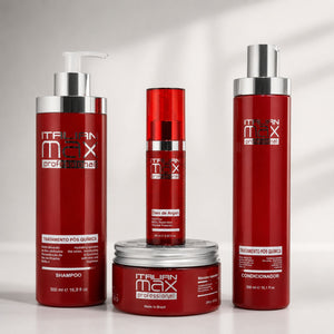 Kit Italian Max Pro Activo 3D con shampoo, acondicionador, mascarilla y Bifasimax
