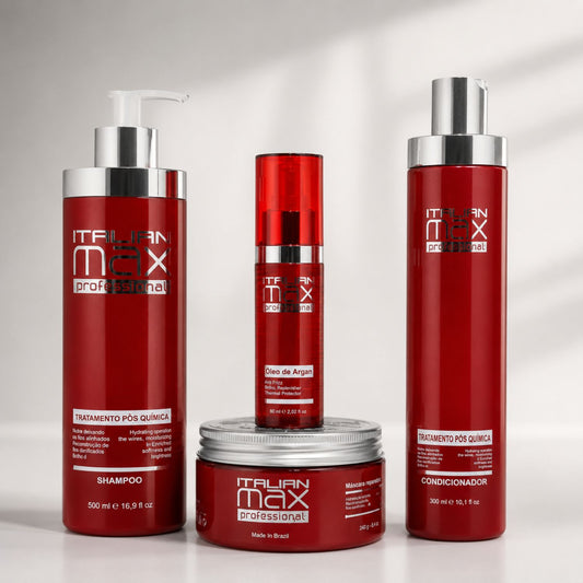 Kit Italian Max Pro Activo 3D con shampoo, acondicionador, mascarilla y Bifasimax