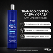 Hanna Caball Shampoo Control Caspa & Grasa 400 ml - vista producto