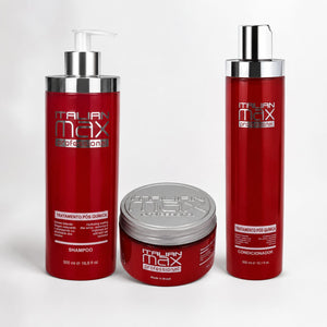 Kit Italian Max Post Química con shampoo, acondicionador y mascarilla