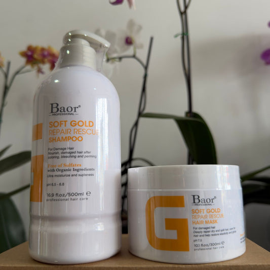 Pack Soft Gold = Shampoo + Mascarilla – BAOR