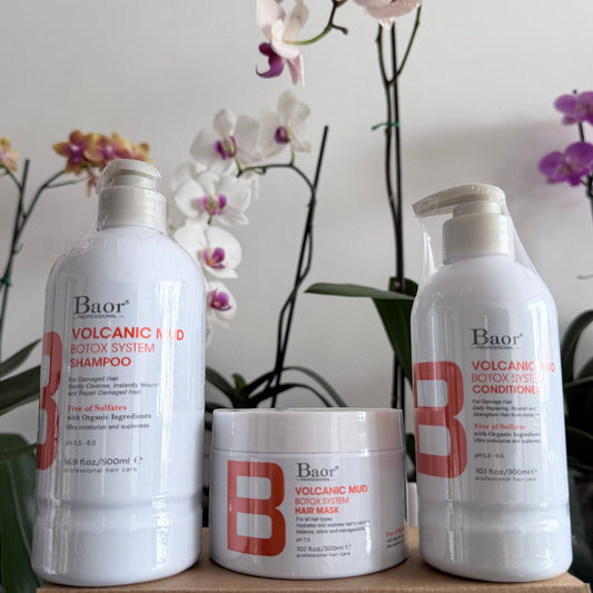 Kit Volcanic Mud  = Shampoo + Acondicionador + Mascarilla – BAOR