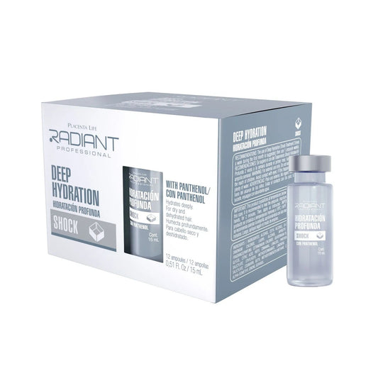 Caja x12 Shock Hidratación Profunda 15 ml – Radiant Professional
