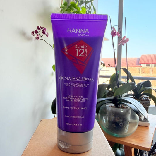 Crema para Peinar Elixir 12 Óleos Antifrizz Hanna Caball