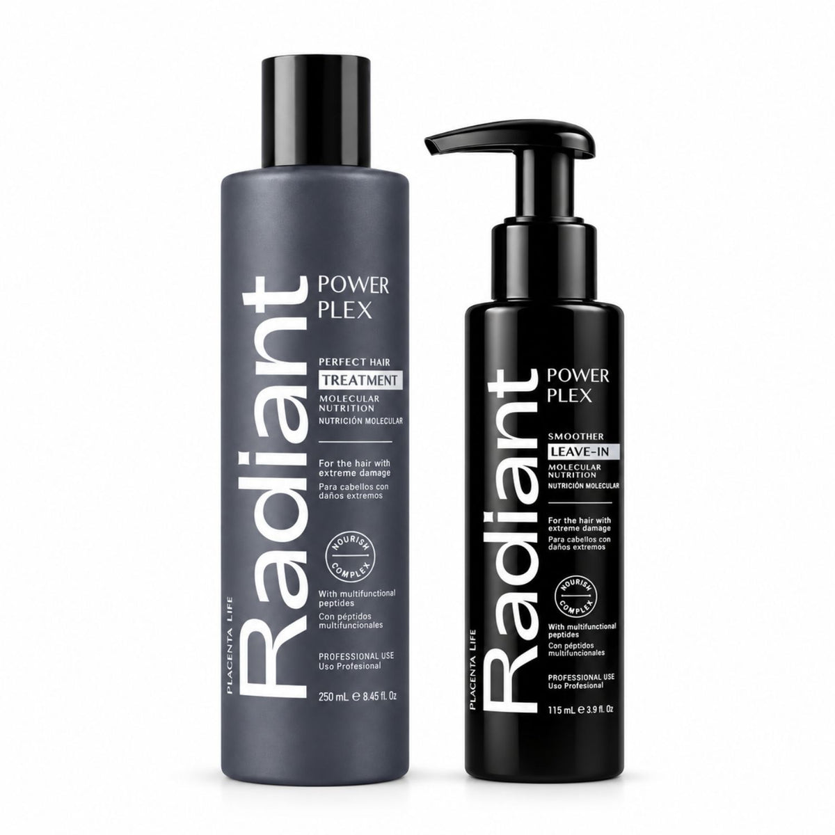Dúo Power Plex Tratamiento + Leave-In – Radiant Professional
