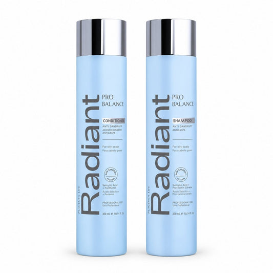 Dúo Pro Balance Shampoo + Acondicionador – Radiant Professional