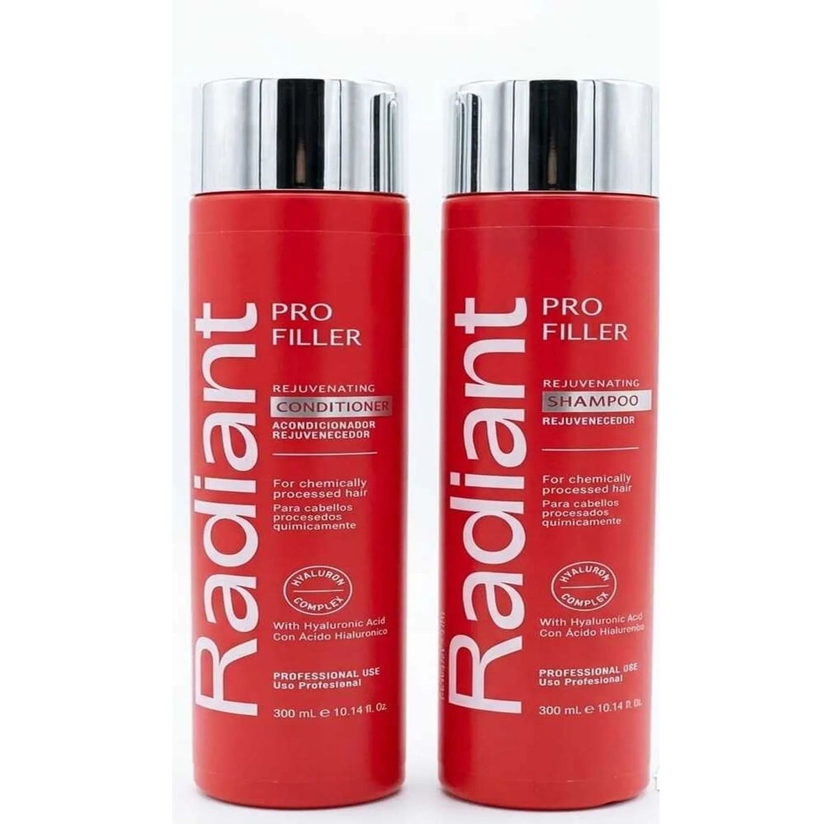 Dúo Pro Filler Shampoo + Acondicionador – Radiant Professional