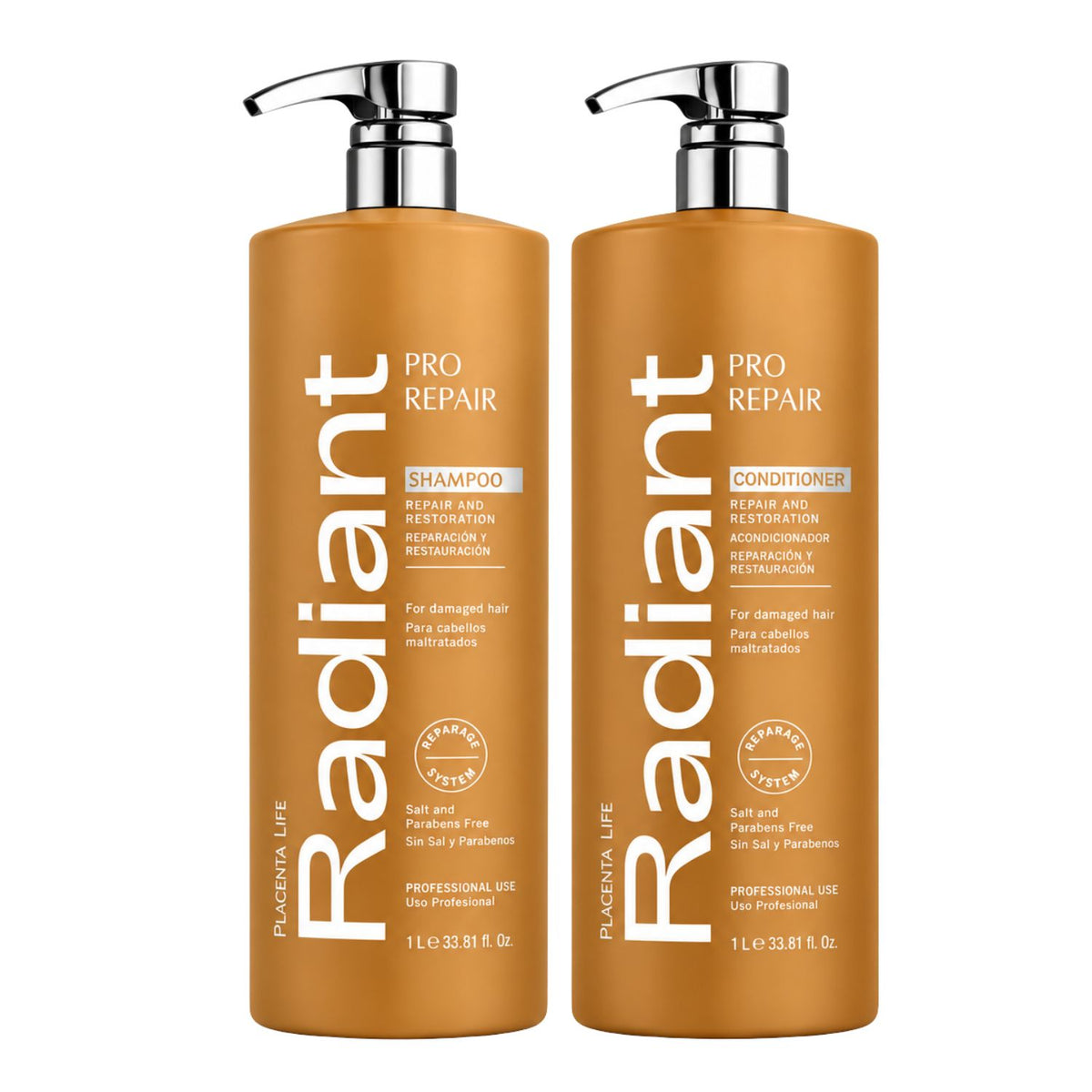 Dúo Profesional Argan Pro Repair 1 L – Radiant Professional
