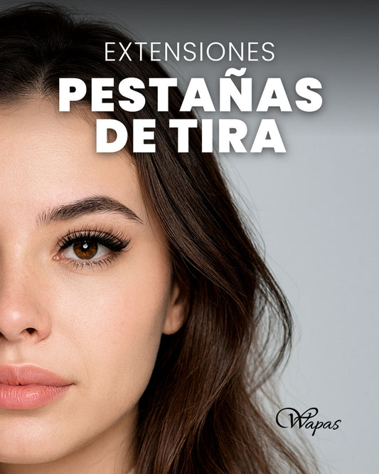 Extensiones pestañas de tira