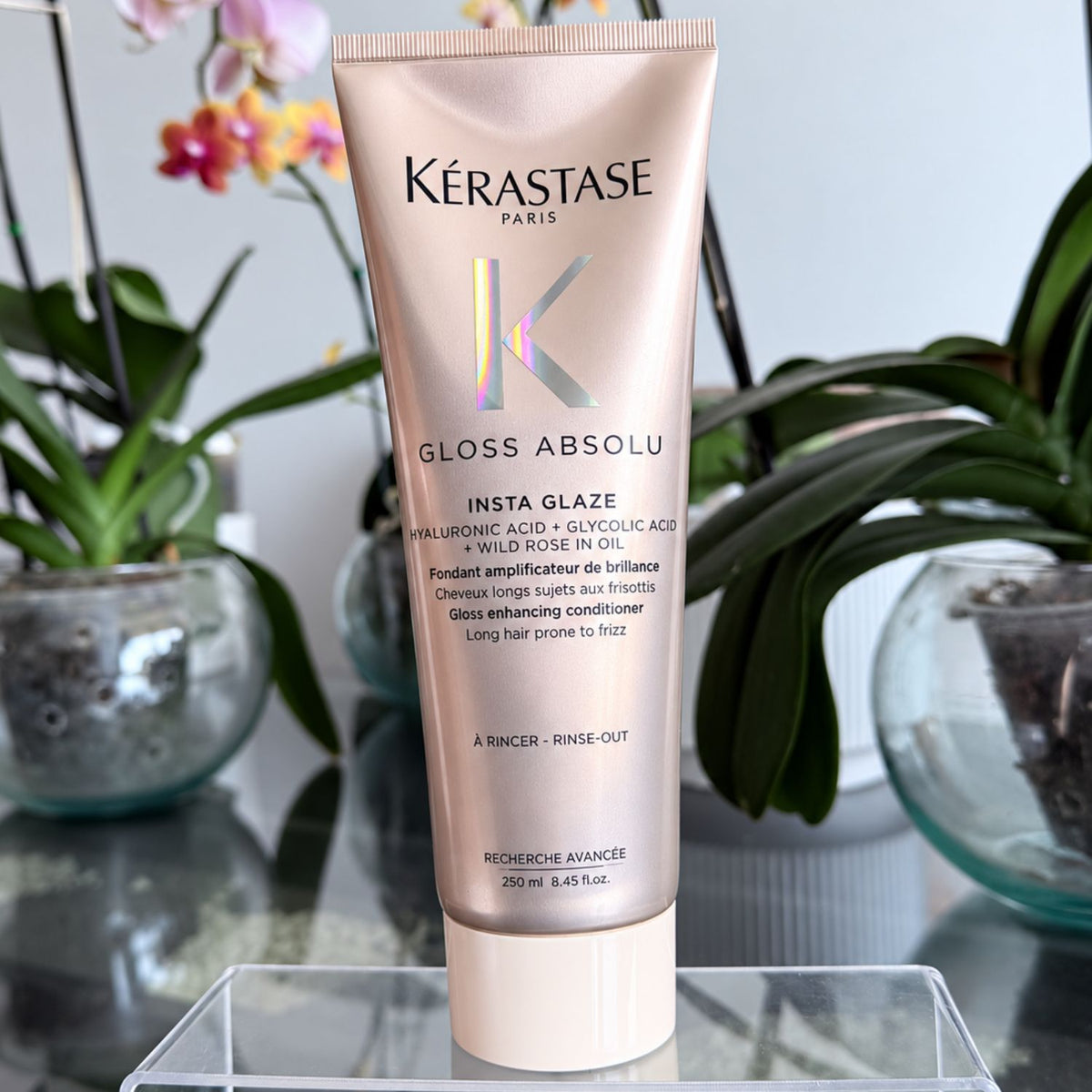 Acondicionador Kérastase Gloss Absolu Fondant Insta Glaze 200 ml del pack Navidad