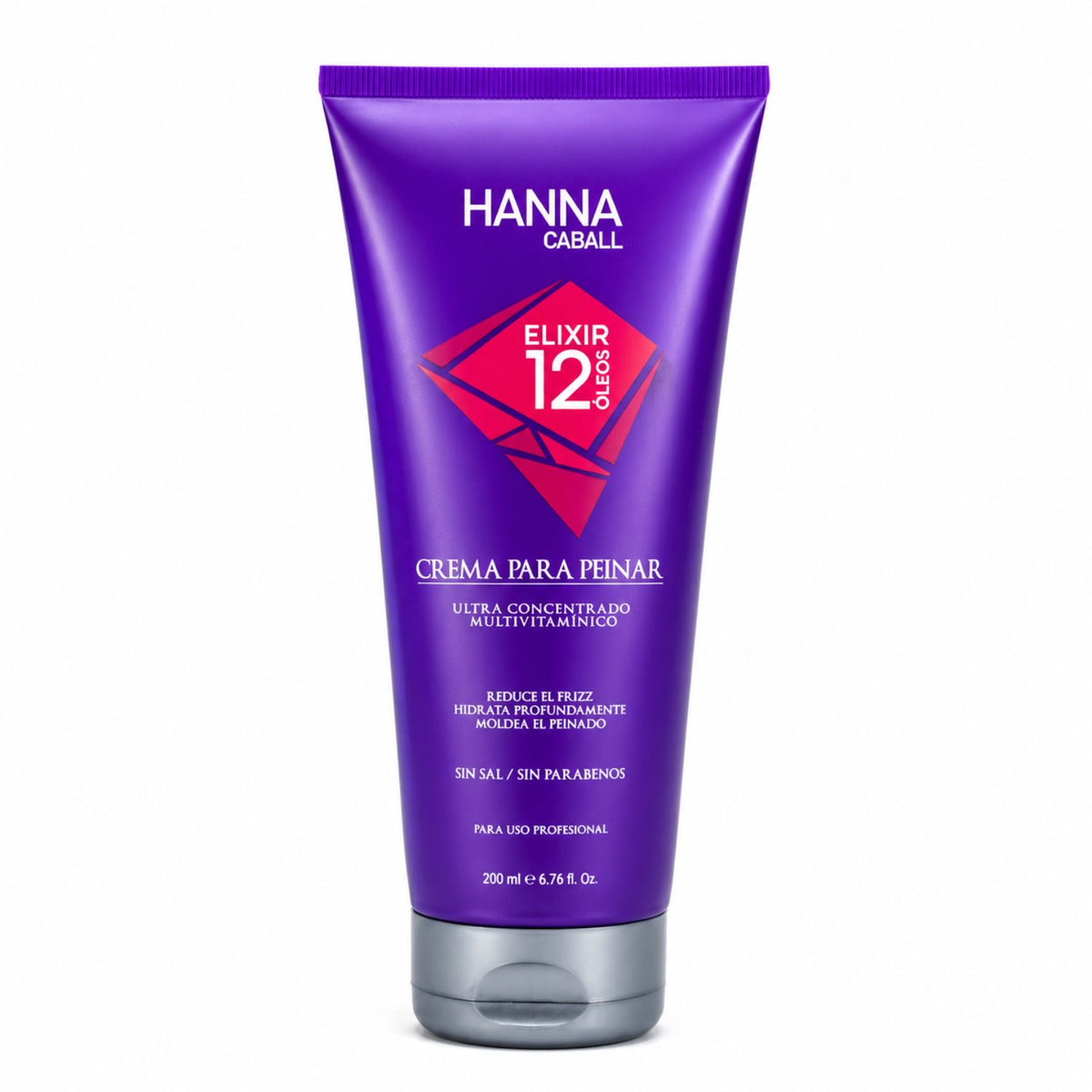 Hanna Caball Elixir 12 Óleos Crema para Peinar Anti-Frizz