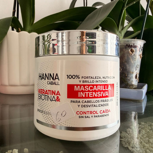 Mascarilla Keratina & Biotina 400 ml Hanna Caball