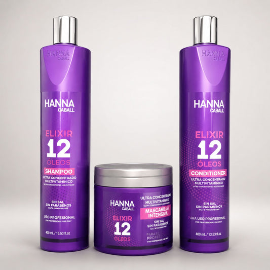 Hanna Caball Pack Elixir 12 Óleos 400 ml para brillo