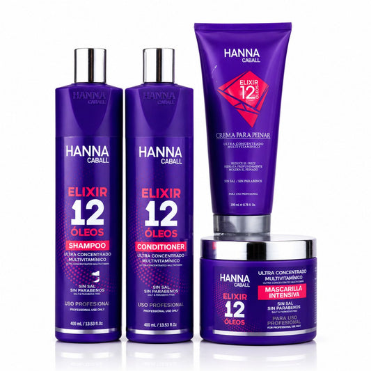 Hanna Caball Elixir 12 Óleos | Hidratación y Control Frizz