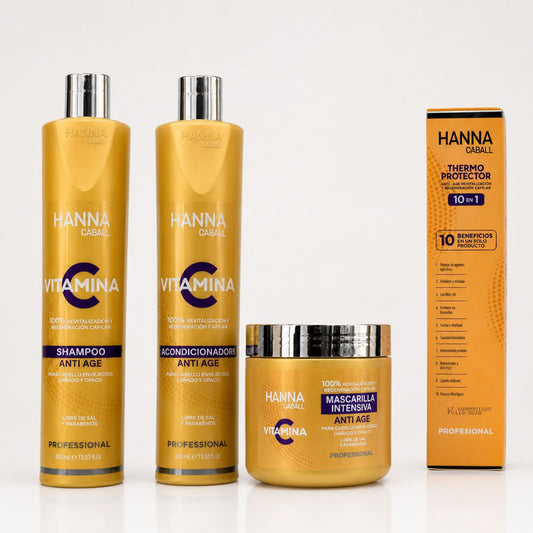 Hanna Caball Pack Vitamina C 4 pasos para dar brillo