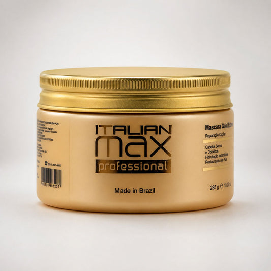 Italian Max Gold Extreme Mascarilla 285 g para cabello seco