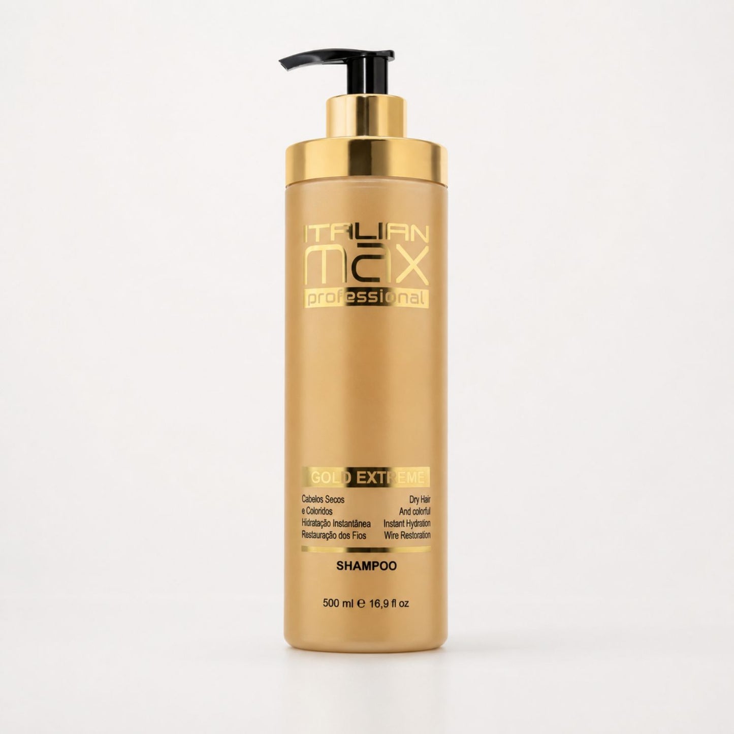 Italian Max Gold Extreme Shampoo 500 ml para cabello seco