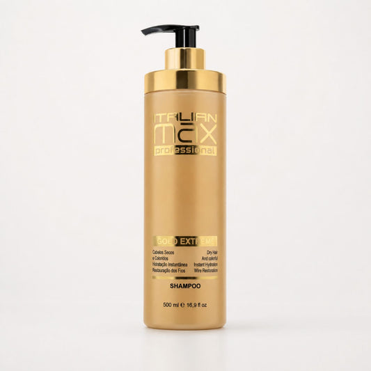 Italian Max Gold Extreme Shampoo 500 ml para cabello seco