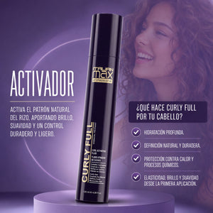 Italian Max Curly Full Fluido Activador de Rizos 120 ml