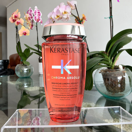 Fotografía adicional del producto Kérastase Chroma Absolu Bain Riche Chroma Respect 250ml – Shampoo Sin Sulfatos