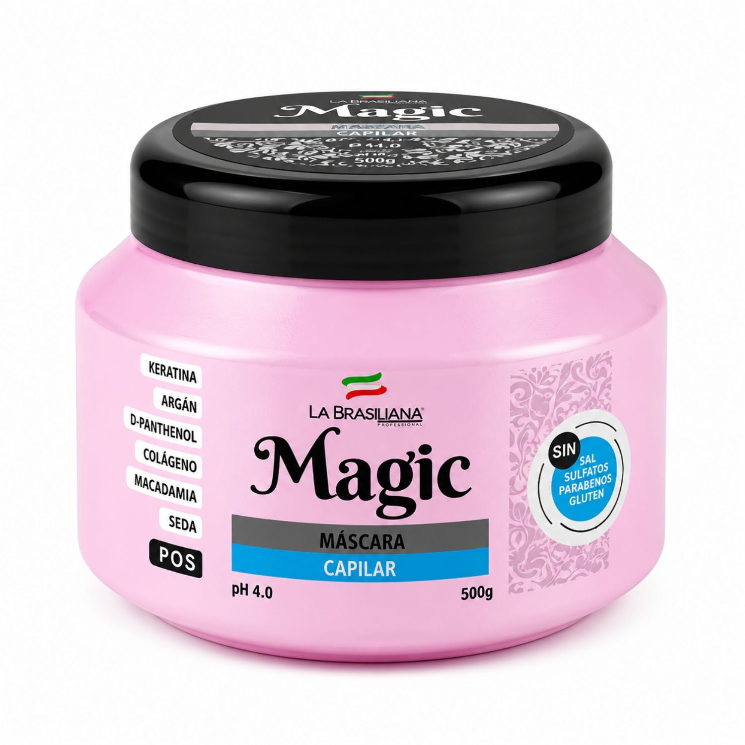 La Brasiliana Pack Reparación Profunda 3 Pasos incluye Magic Pos Máscara Reconstructora 500g Reparación Profunda - Reparación, sellado, brillo y control frizz