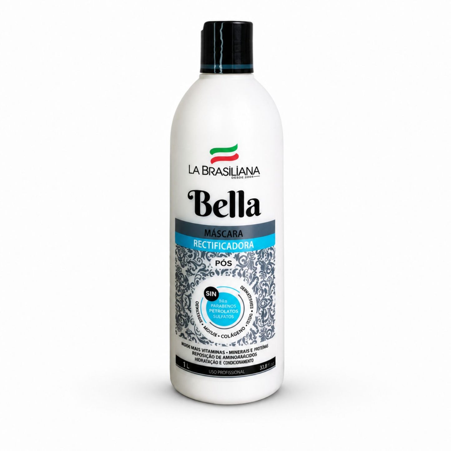 La Brasiliana Pack Reparación por Calor 2 Pasos incluye Bella Máscara Rectificadora 500g Reparación por Calor - Hidratación, brillo y protección contra el calor