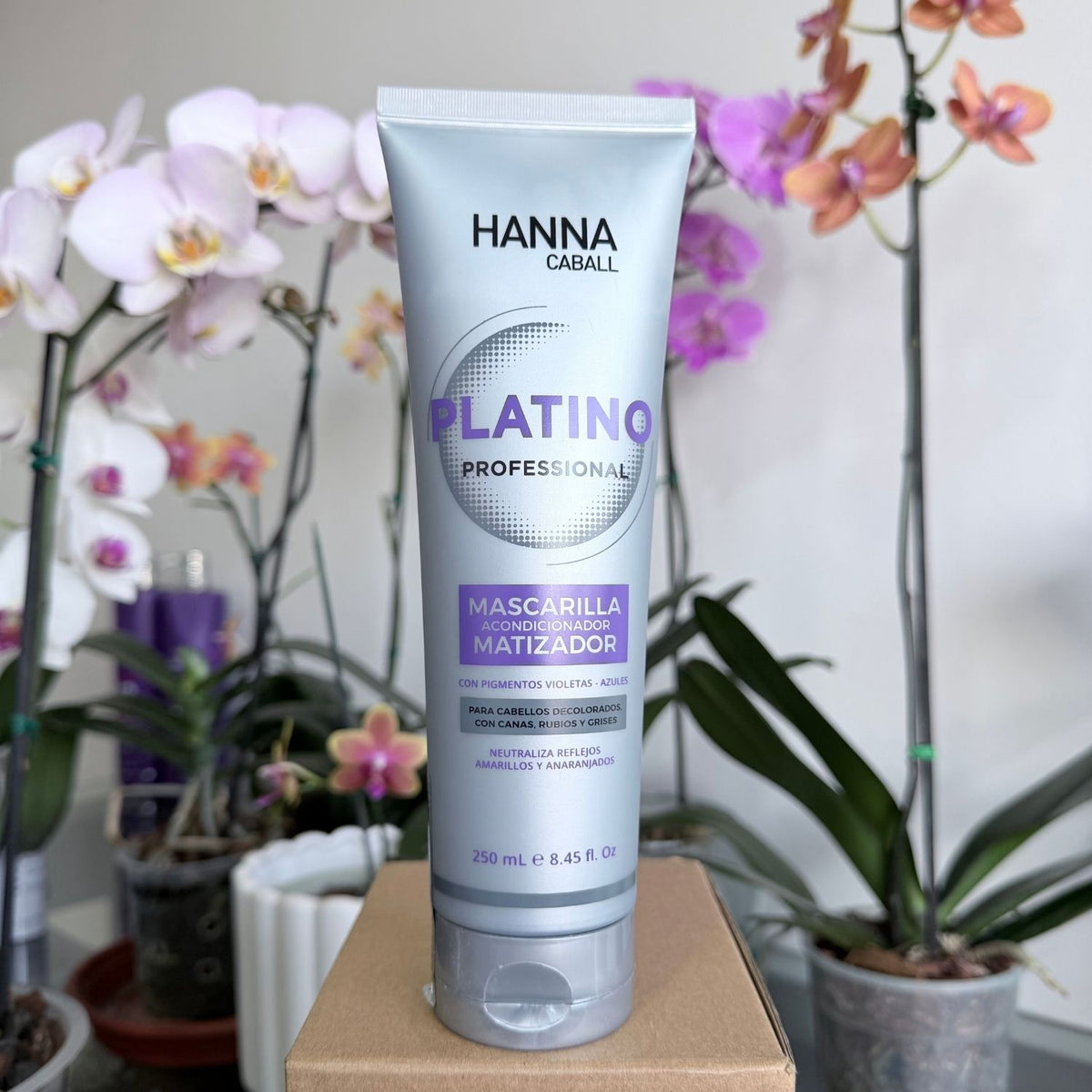 Mascarilla Platino Matizadora 250 ml Hanna Caball