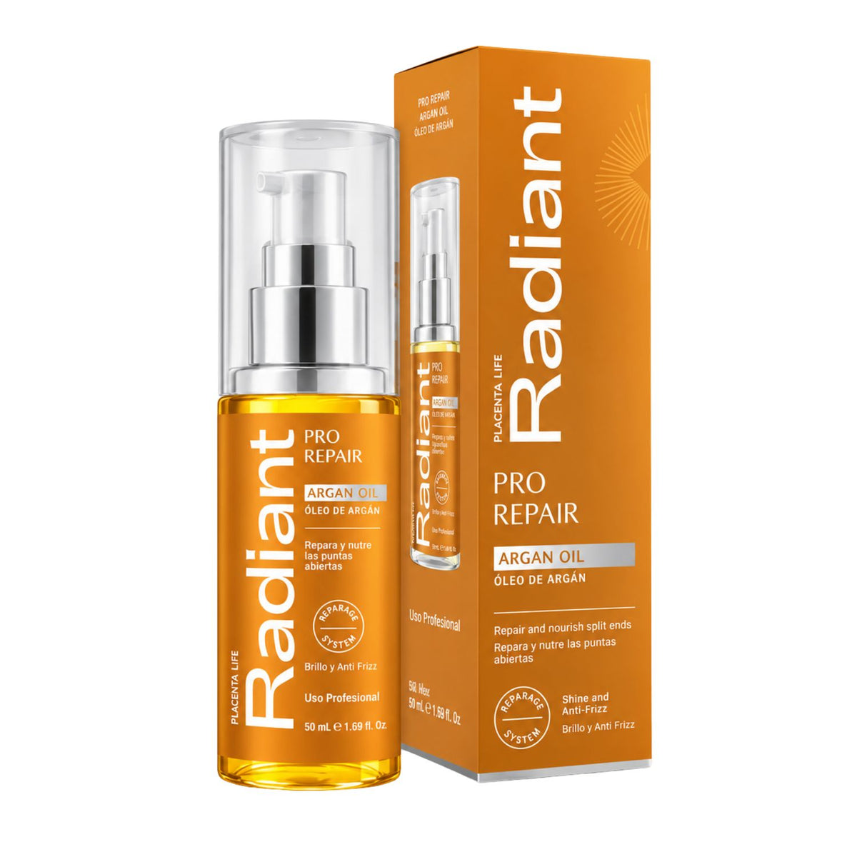 Óleo Argan Pro Repair 50 ml – Radiant Professional