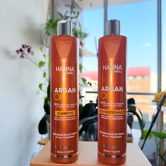 Pack Argan Oil 400 ml Hanna Caball
