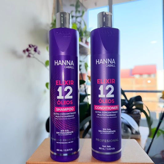 Pack Elixir 12 Óleos 400 ml Hanna Caball