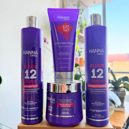 Pack Hidratante Elixir 12 Óleos Hanna Caball