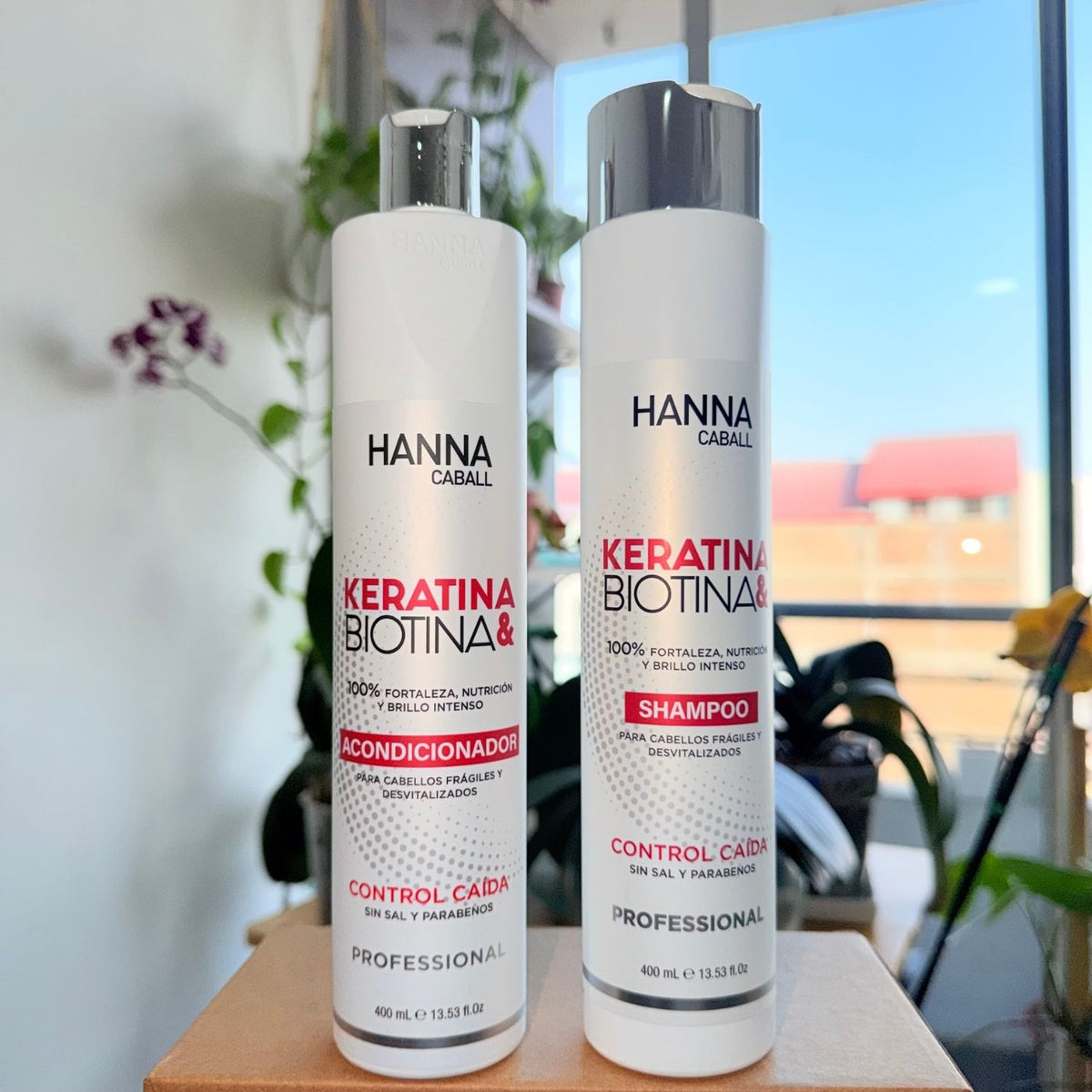 Pack Keratina & Biotina 400 ml Hanna Caball