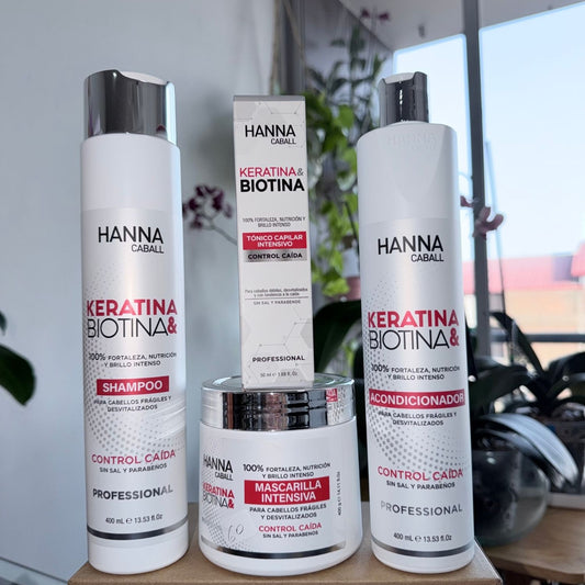 Pack Keratina & Biotina 4 Pasos Hanna Caball