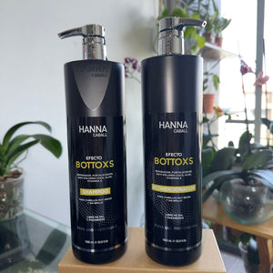 Pack Shampoo + Acondicionador Efecto Bottoxs 1 L Hanna Caball