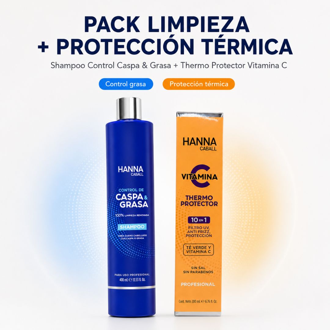 Hanna Caball Pack Limpieza + Protección Térmica - vista producto