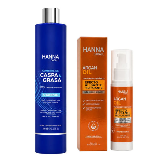 Hanna Caball Pack Raíz Limpia + Anti Frizz - Hanna Caball - producto disponible en Wapas San Isidro