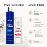 Hanna Caball Pack Raíz Limpia + Cabello Fuerte - vista producto