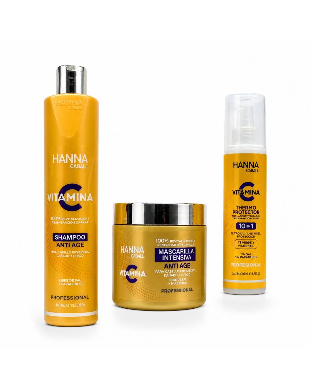 Hanna Caball Pack Vitamina C con Thermoprotector - Hanna Caball - producto disponible en Wapas San Isidro